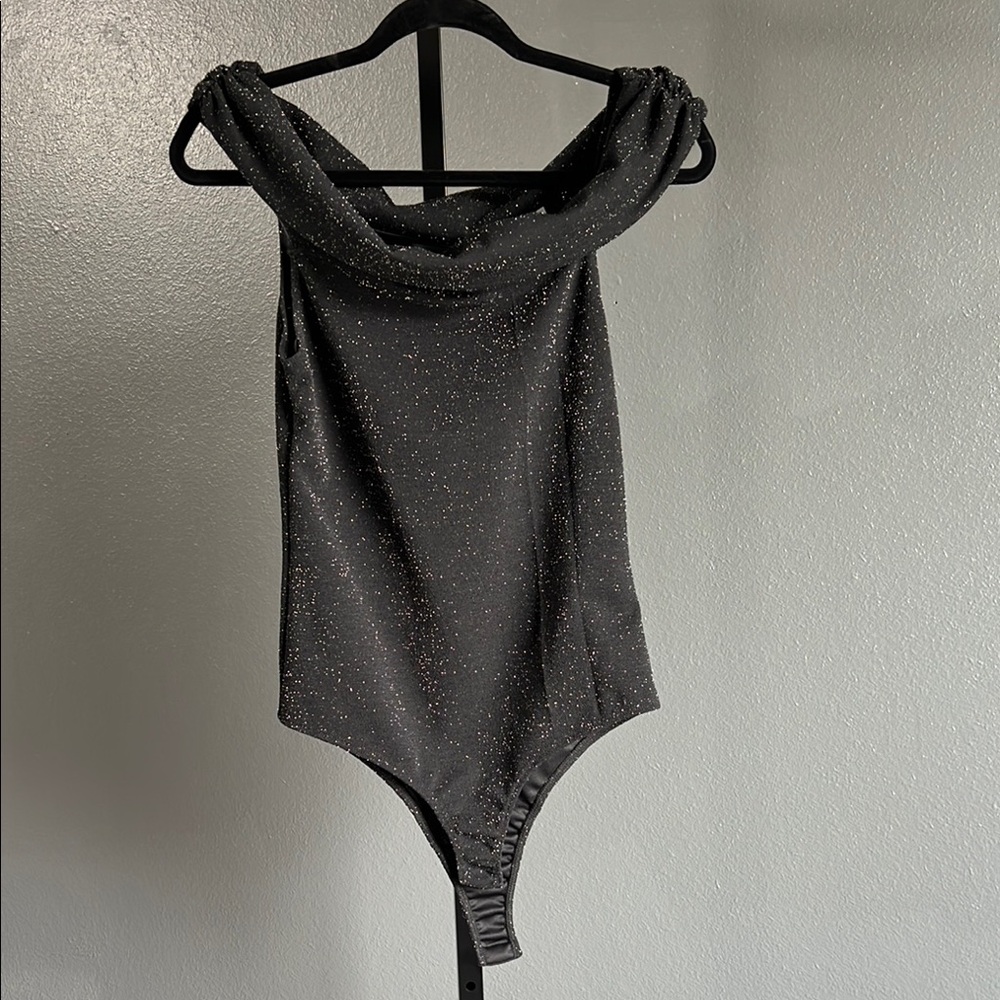 Black Sparkly Bodysuit